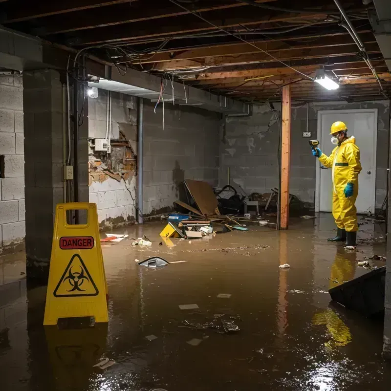 Flooded Basement Electrical Hazard in Kremmling, CO Property